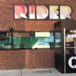 A winter vestibule enclosure for Rider by NYC Signs & Awnings