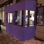 A winter vestibule by NYC Signs & Awnings