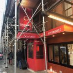 A winter vestibule for Scarlatto Ristorante by NYC Signs & Awnings