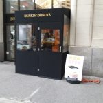 A winter vestibule enclosure for Dunkin Donuts by NYC Signs & Awnings