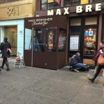 A winter vestibule enclosure for Max Brenner Chocolate Bar by NYC Signs & Awnings